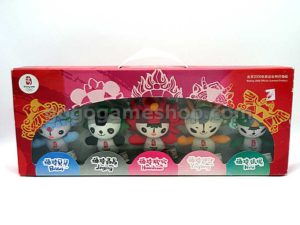 Beijing 2008 Official Licensed Product Mascot Fuwa Plush Ornaments Box Set of 5