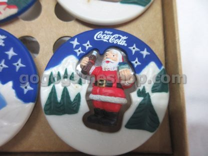 Coca Cola/Circle K 2002 Christmas Ornaments Set of 6