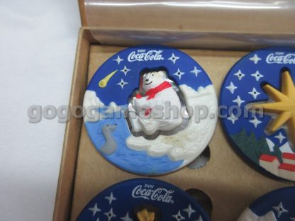 Coca Cola/Circle K 2002 Christmas Ornaments Set of 6