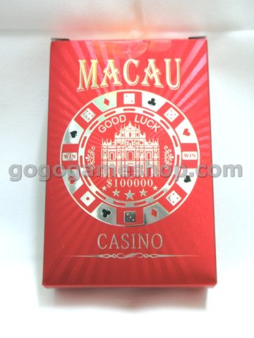 Collectible Macau Good Luck Casino Deck of Playing Cards
