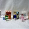 Desk and Shelf Miniature Toy Model Set of 5