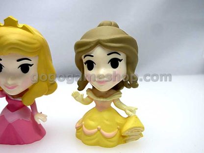 Disney Princess Mini Bubble Head Figurine Capsule Toys Set of 6