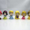 Disney Princess Mini Bubble Head Figurine Capsule Toys Set of 6