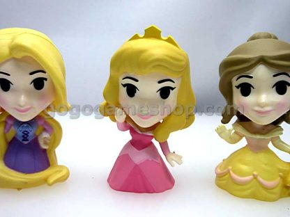 Disney Princess Mini Bubble Head Figurine Capsule Toys Set of 6