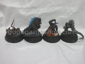 Godzilla and Kong Miniature Figures Capsule Toys Set of 4