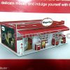 Haagen Dazs Hong Kong Miniature 3d Store Building Puzzle