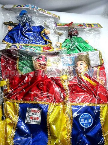 Hand Puppets - "Journey to the West" Tripitaka, Monkey King, Pigsy and Sandy Set of 4