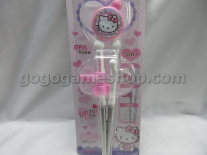 Hello Kitty Learning Chopsticks