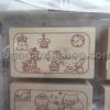 Hello Kitty Wooden Stamp Chops Set of 12