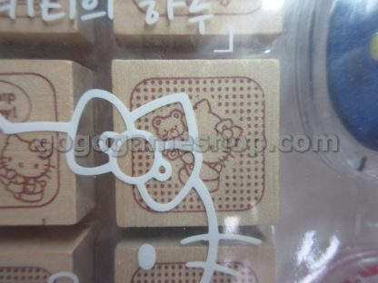 Hello Kitty Wooden Stamp Chops Set of 12