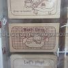 Hello Kitty Wooden Stamp Chops Set of 12