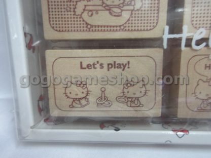Hello Kitty Wooden Stamp Chops Set of 12