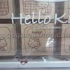 Hello Kitty Wooden Stamp Chops Set of 12