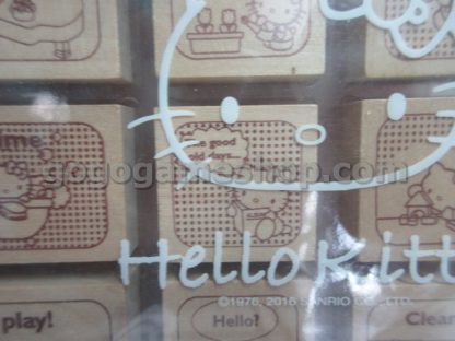 Hello Kitty Wooden Stamp Chops Set of 12
