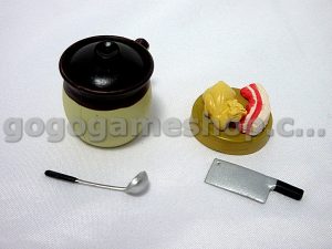 Hong Kong Soup Pot and Kitchen Chopping Board Miniature Models Box Set