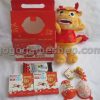 Kinder China Year of the Dragon Plush Doll and Miniature Toy Set