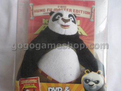 Kung Fu Panda Plush Doll and DVD Box Set (used condition, box has damage)