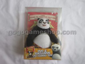 Kung Fu Panda Plush Doll and DVD Box Set (used condition, box has damage)