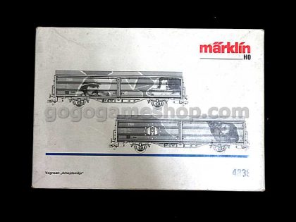 Marklin #4838 H0 Scale "World of Work" Car Set of Train Models Set of 2
