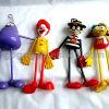 McDonald’s 2004 Happy Meal Toy "Bendable" Set of 4