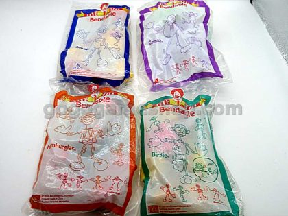 McDonald’s 2004 Happy Meal Toy "Bendable" Set of 4