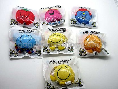 McDonald’s 2014 Plush Doll Ornaments Mr Men Little Miss Lots of 7