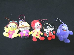 McDonald's McDonaldland Characters Plush Doll Ornaments