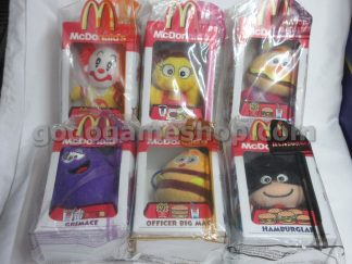 McDonald's McDonaldland Characters Plush Doll Ornaments Set of 6