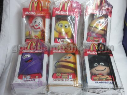 McDonald's McDonaldland Characters Plush Doll Ornaments Set of 6