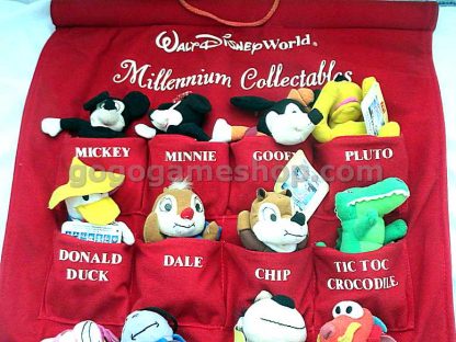 McDonald's Toy 2000 Walt Disney Millennium Collectables Plush Dolls Set of 28 with Handing Bag