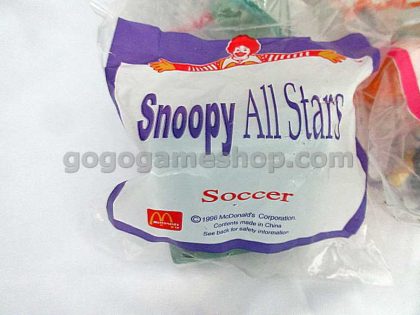 McDonald's Toy Year 1996 Snoopy All Stars Set of 4