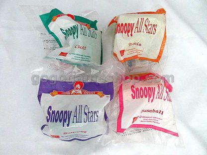 McDonald's Toy Year 1996 Snoopy All Stars Set of 4