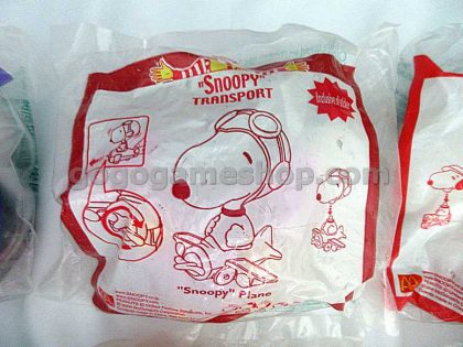 McDonald’s Toy Year 2004 Snoopy Transport Figure Lots of 6