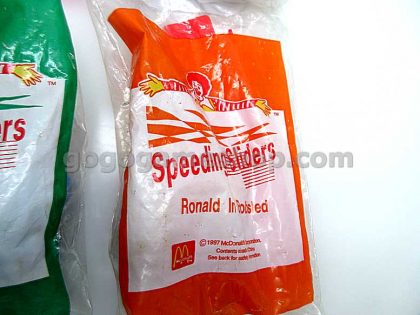 McDonald's Year 1997 Speeding Sliders Set of 4 Toy Figures