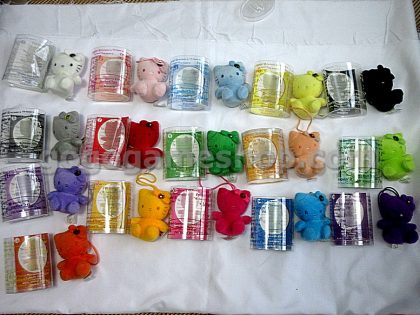 McDonald's Year 2004 Hello Kitty I'm Lovin' it Plush Doll Ornament Complete set of 16
