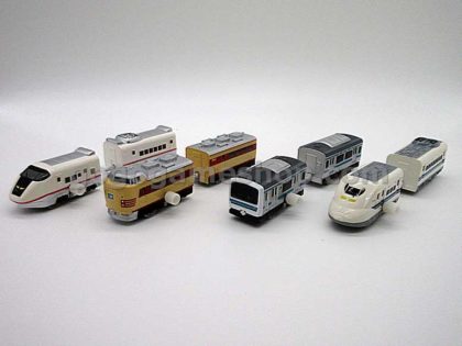 Miniature Model JR Train Capsule Toys Complete Set of 8