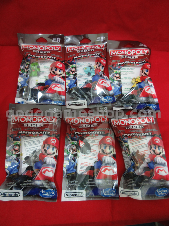 Monopoly Gamer Mario Kart Power Pack - Complete Set Of 6 - New and Sealed