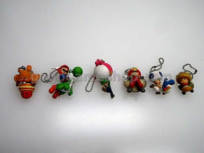 Super Mario Mini Figurine Ornaments Capsule Toys Set of 6