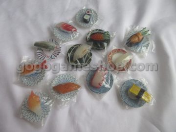 Sushi alike Miniature Toys Set of 12